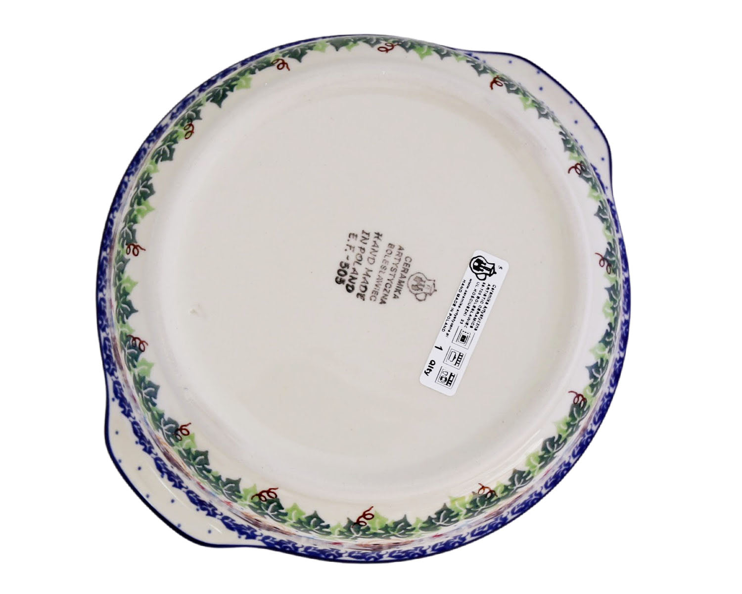 Round Baker with Handles