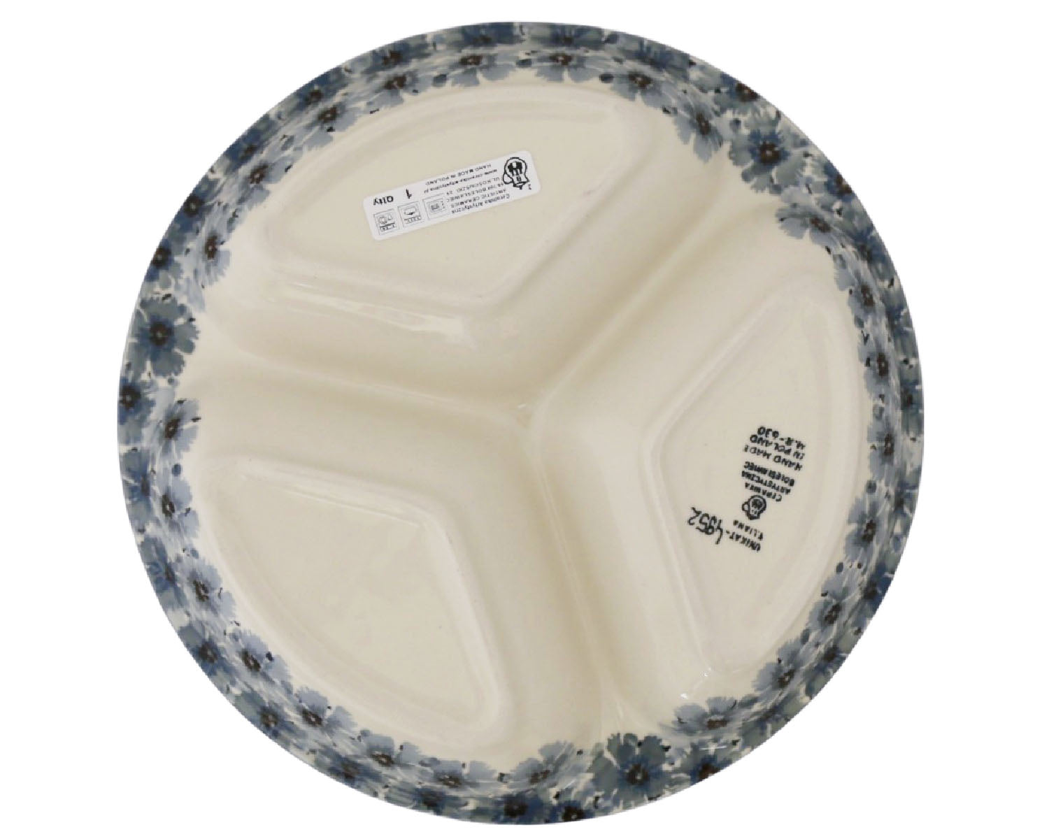 Unikat Round Divided Plate