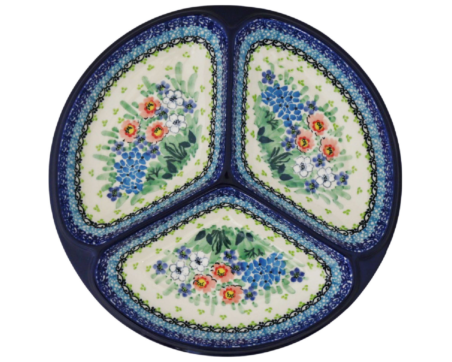 Unikat Round Divided Plate