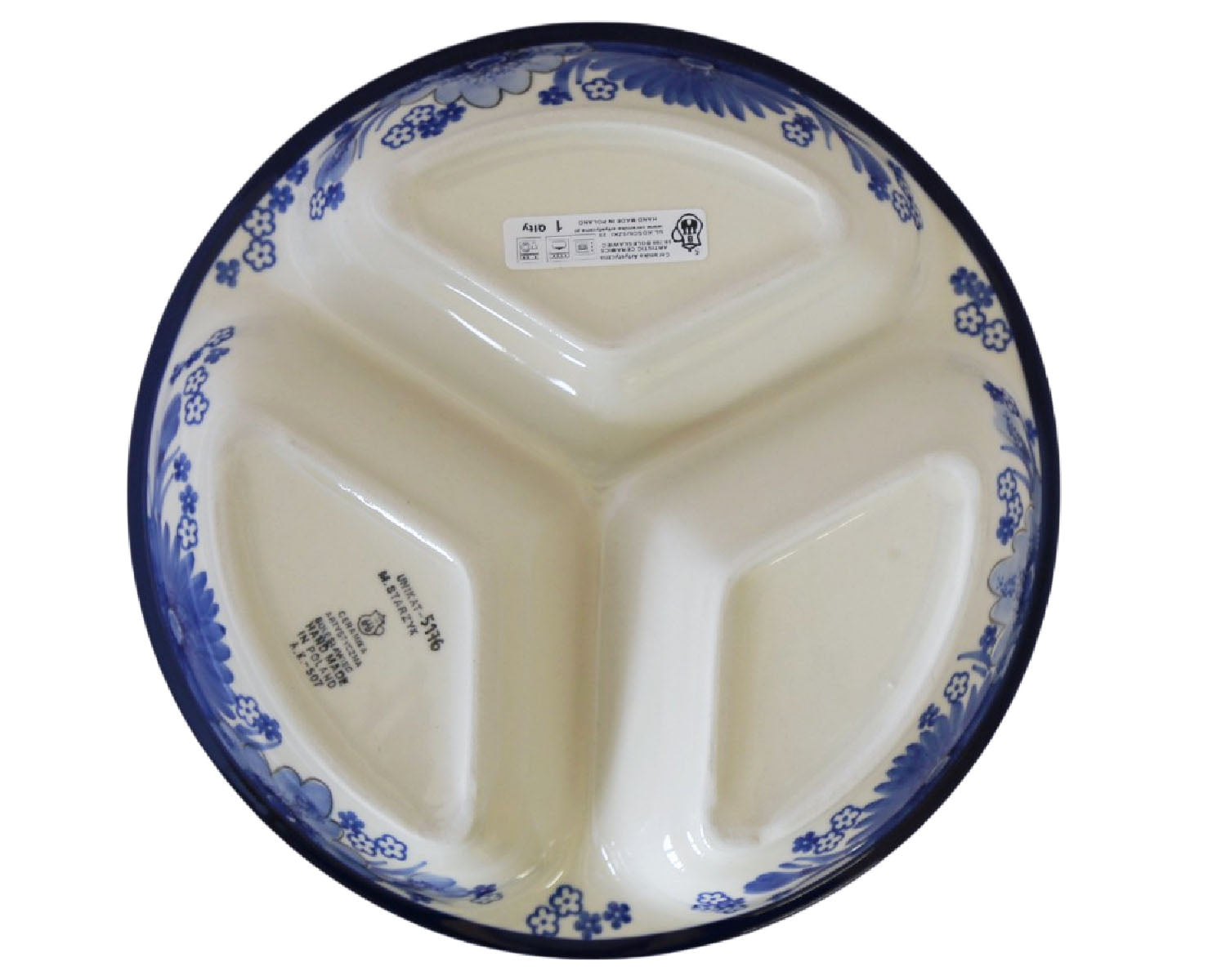 Unikat Round Divided Plate