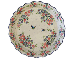 10" Unikat Ruffled Pie Baker