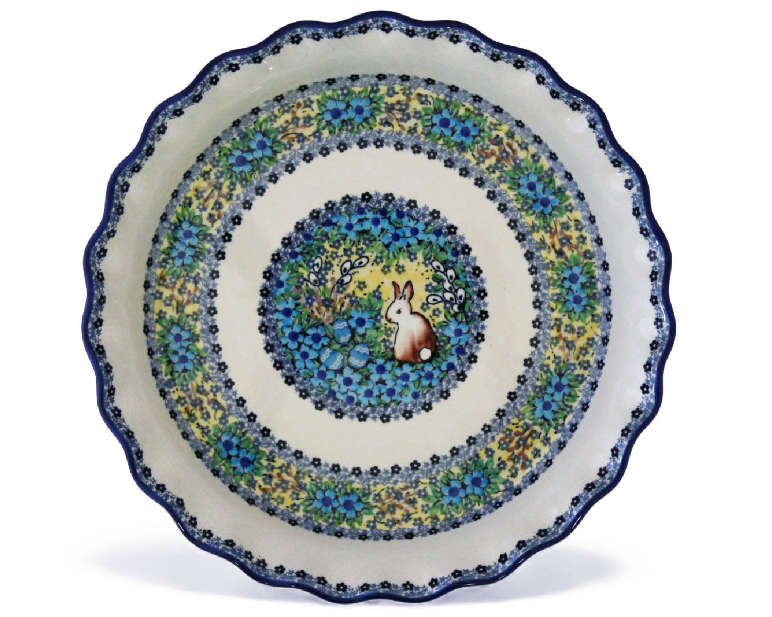 10" Unikat Ruffled Pie Baker