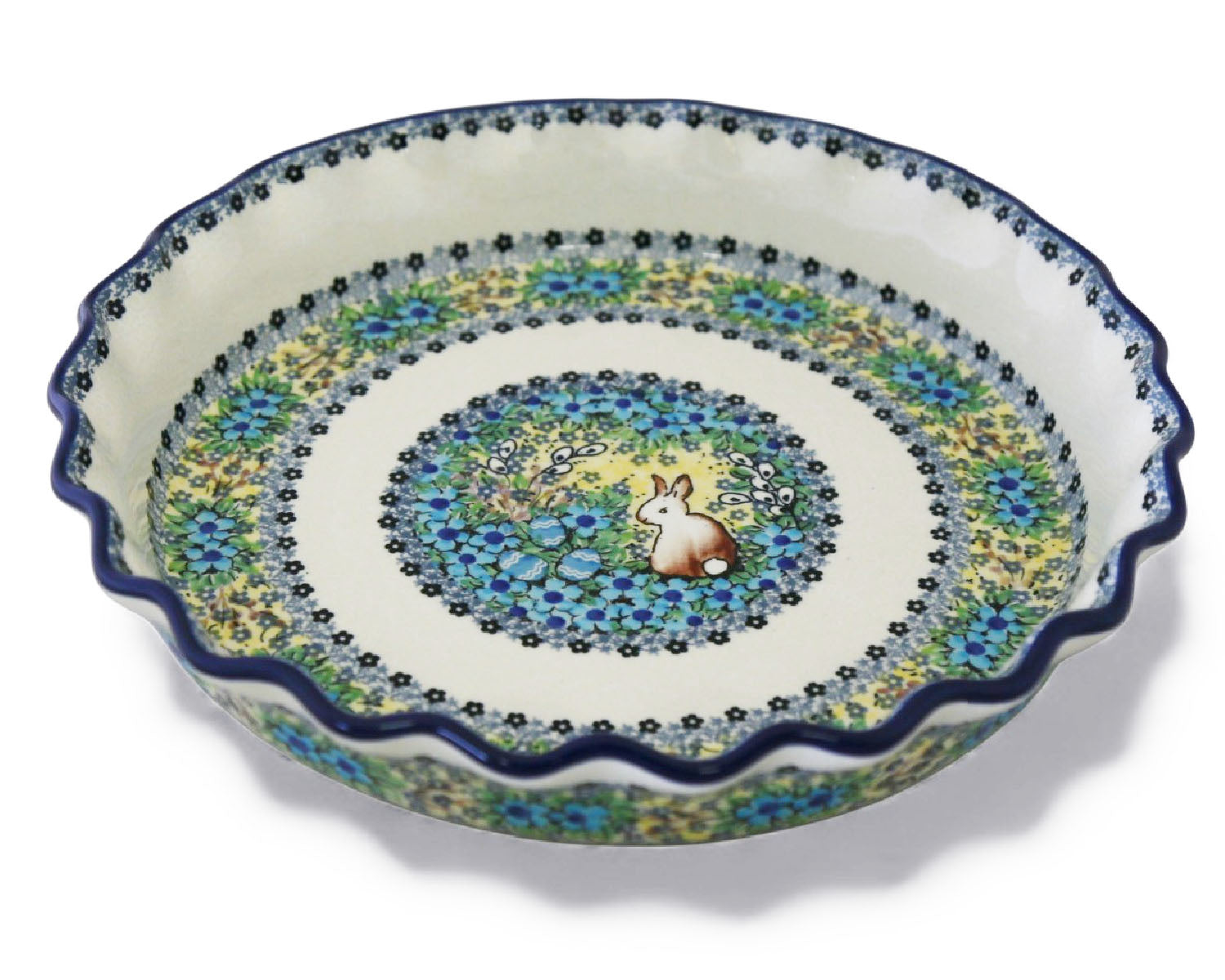 10" Unikat Ruffled Pie Baker