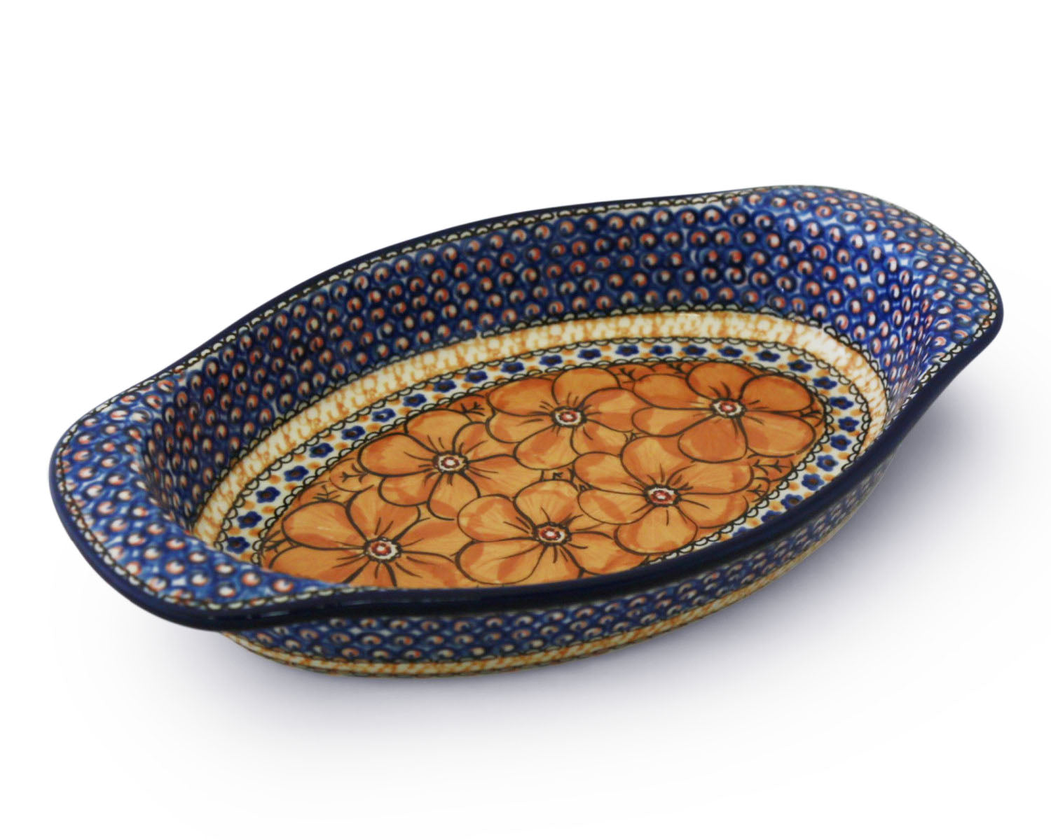 Unikat Oval 12.5" Handled Baker