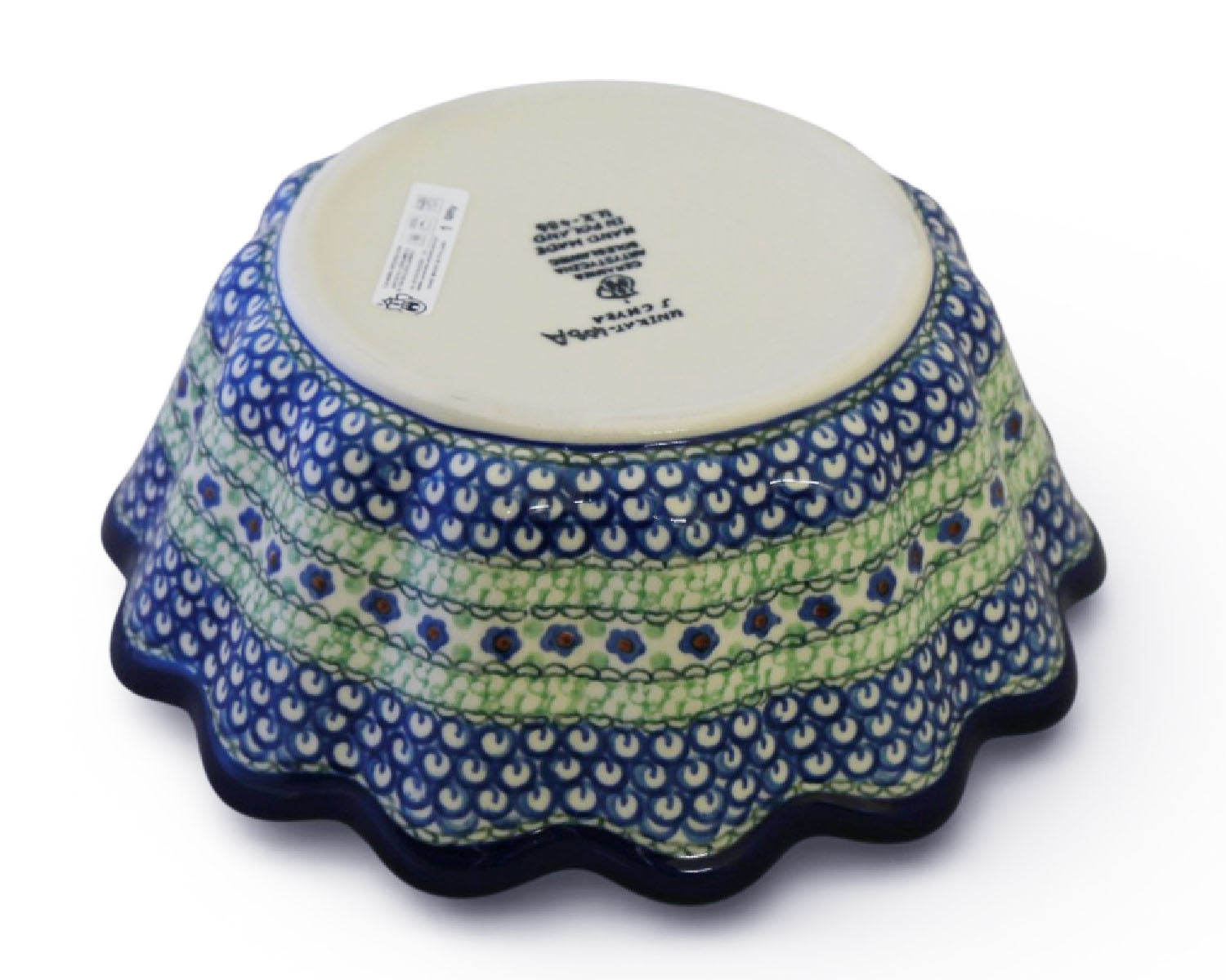 XL 9.25" Unikat Scalloped Bowl