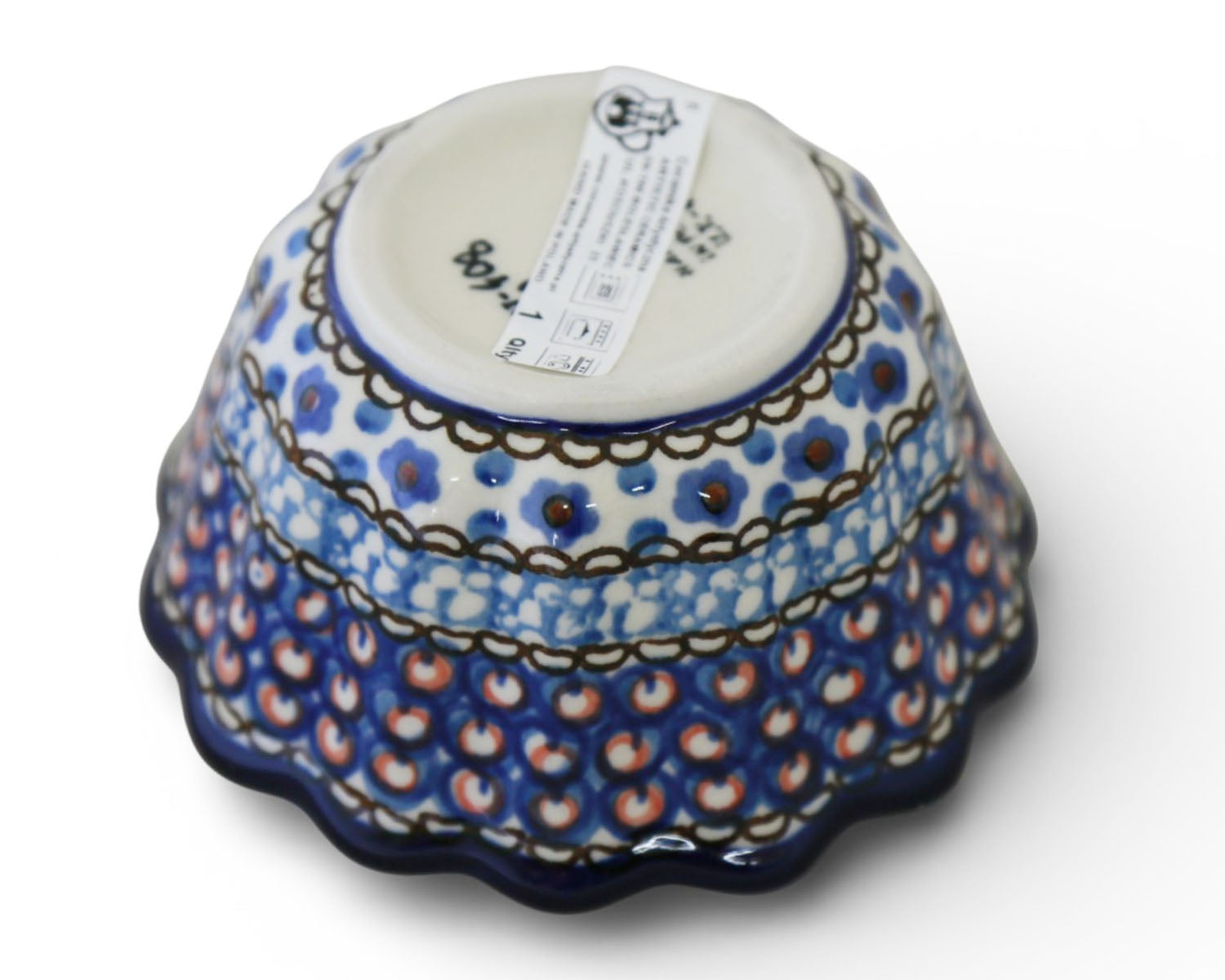 Small 4" Unikat Scalloped Bowl