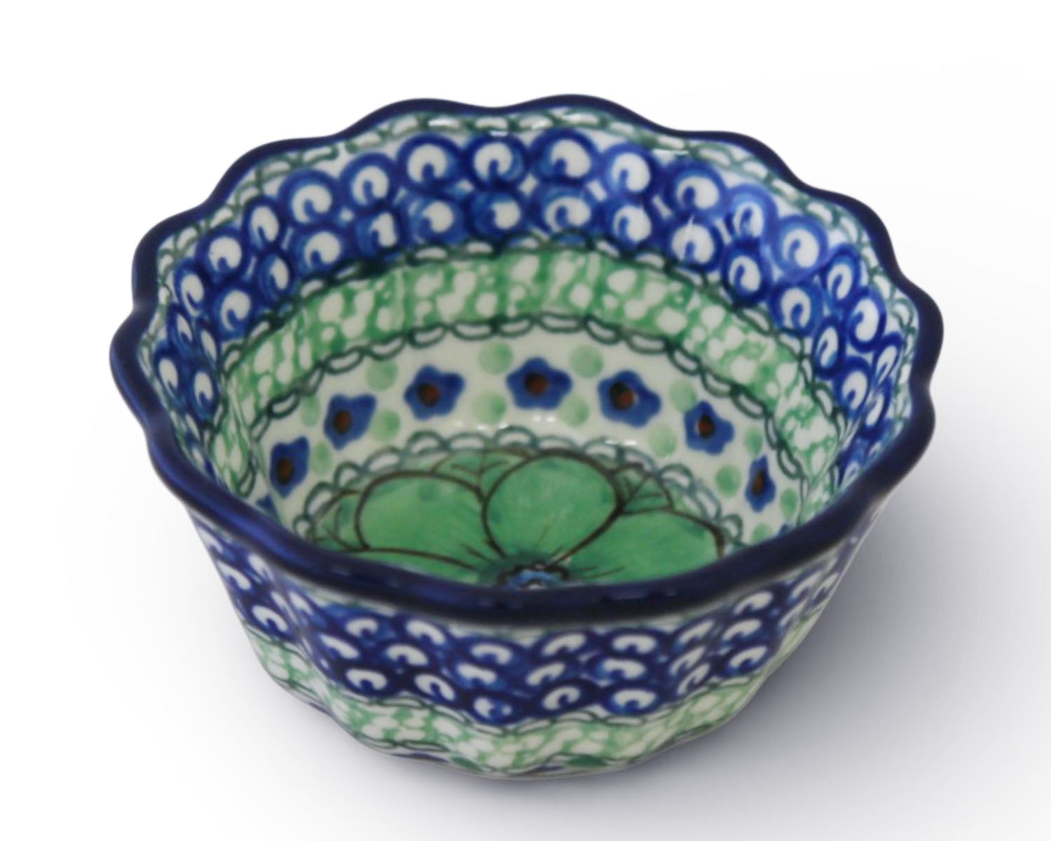 Small 4" Unikat Scalloped Bowl