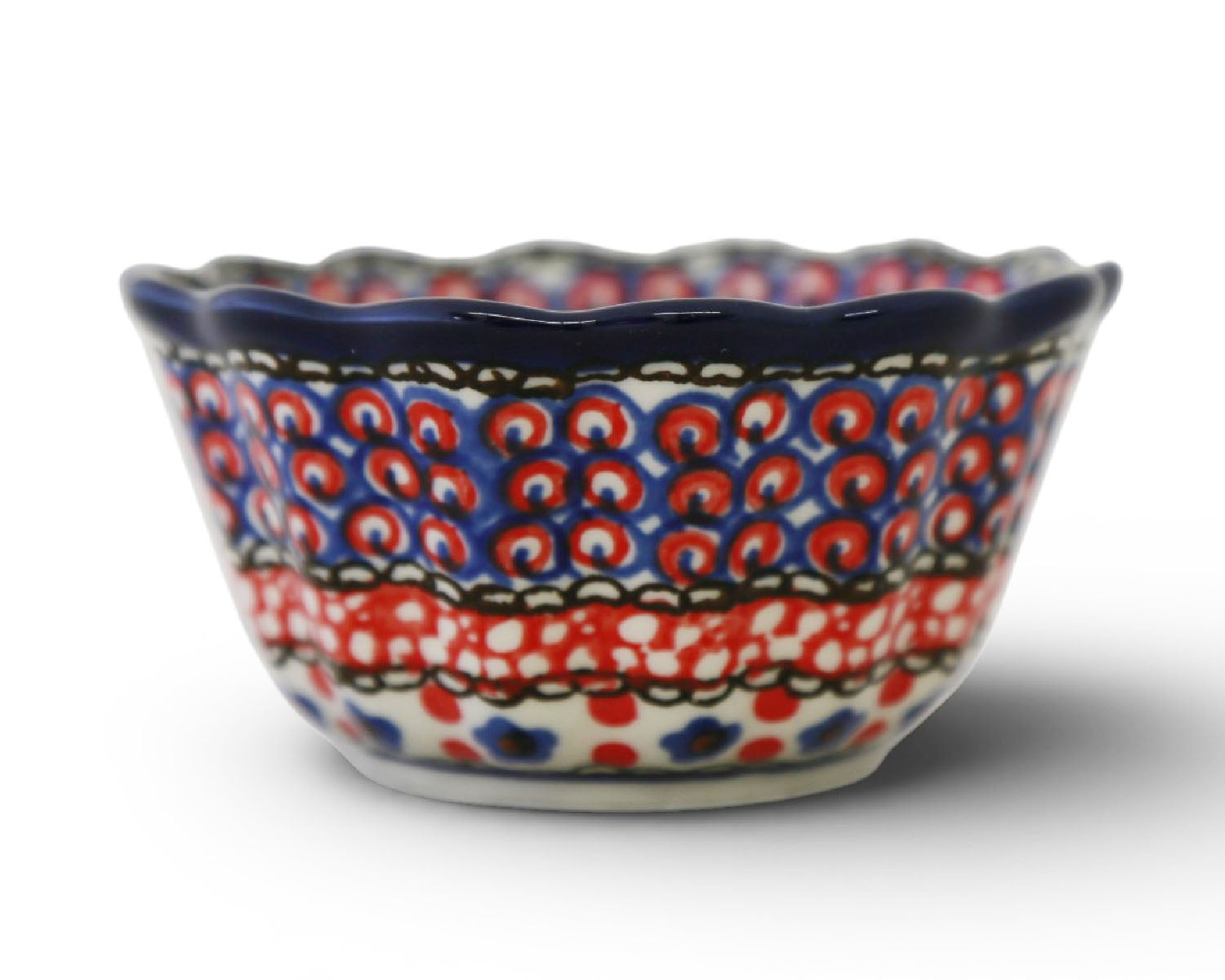 Small 4" Unikat Scalloped Bowl