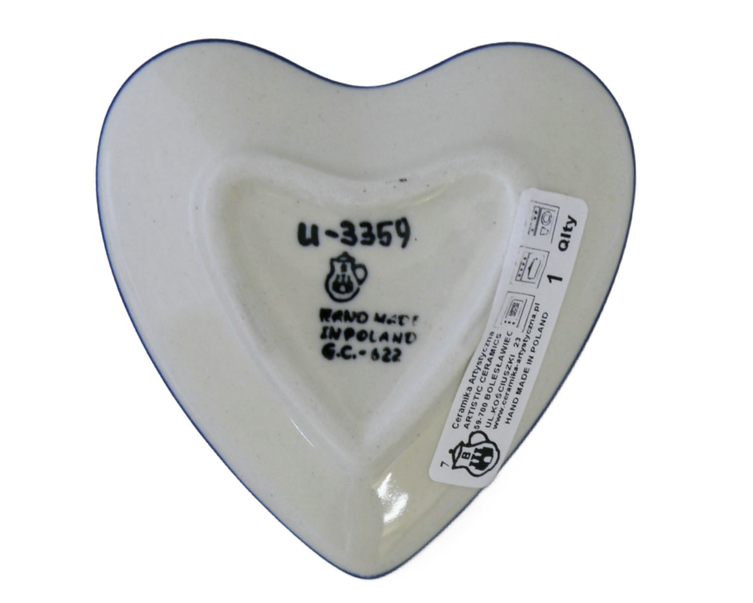 Small Unikat Heart Dish