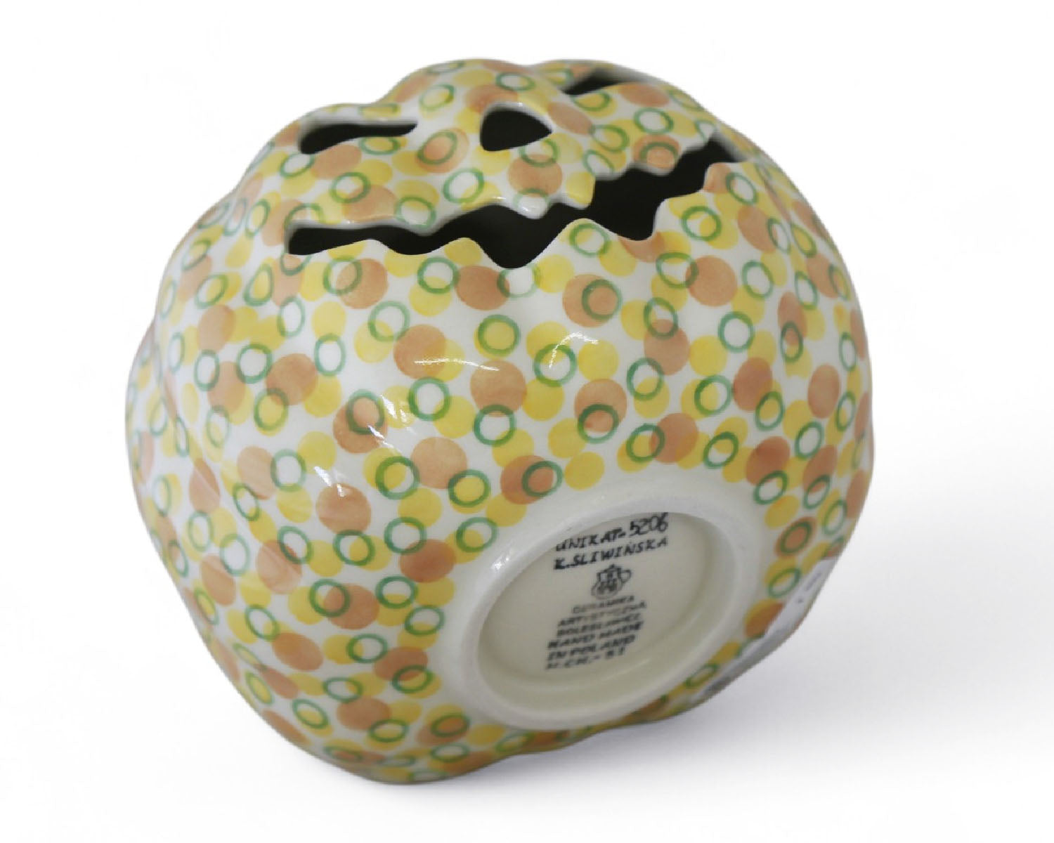 Unikat Large Pumpkin Luminary (Light Included)