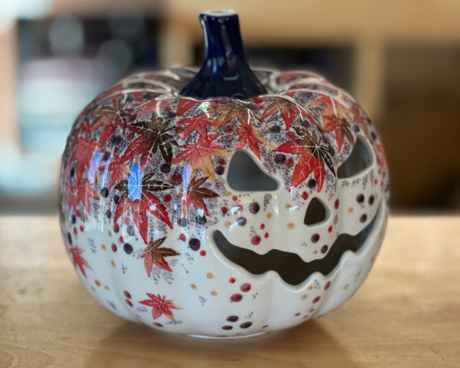 Unikat Large Pumpkin Luminary (Light Included)