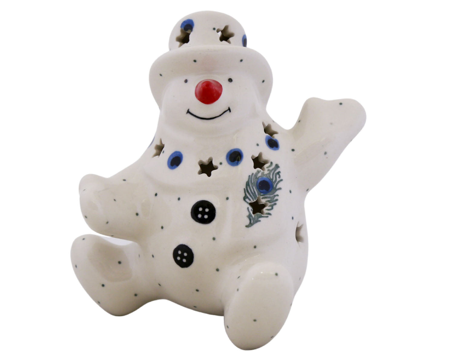 Snowman Luminary Figure