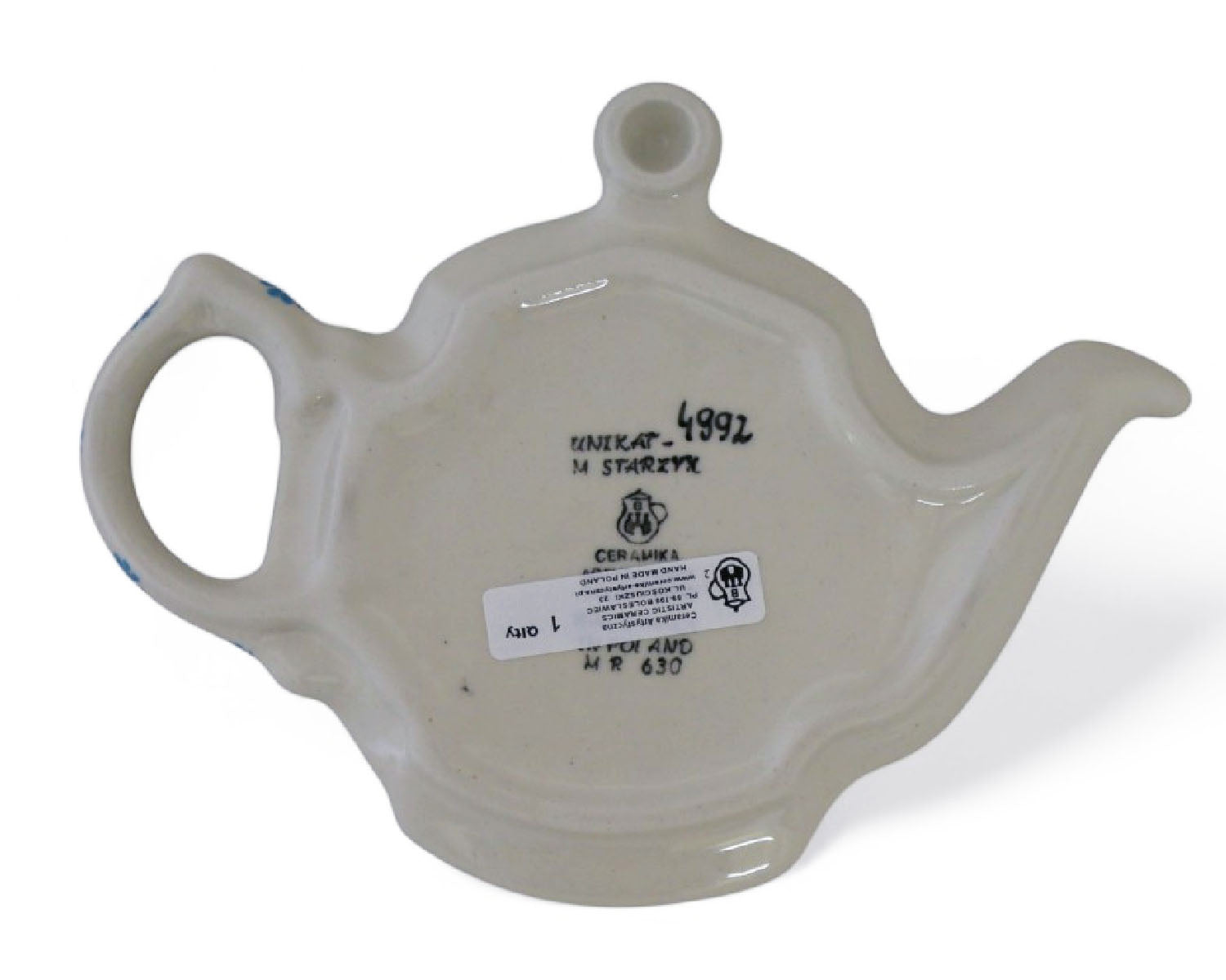 Unikat Teapot Shaped 8" Plate