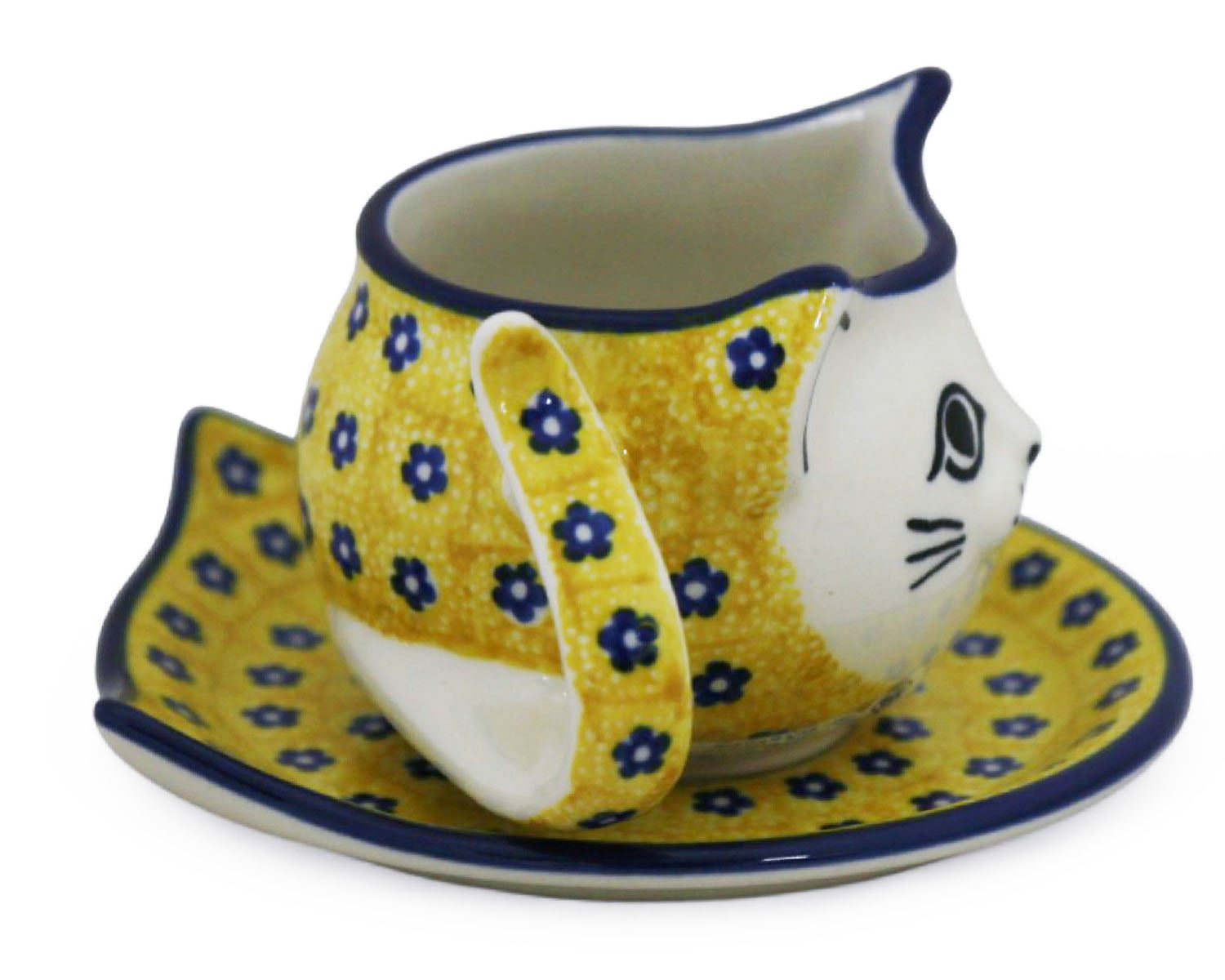 9 oz Cat Mug & Saucer