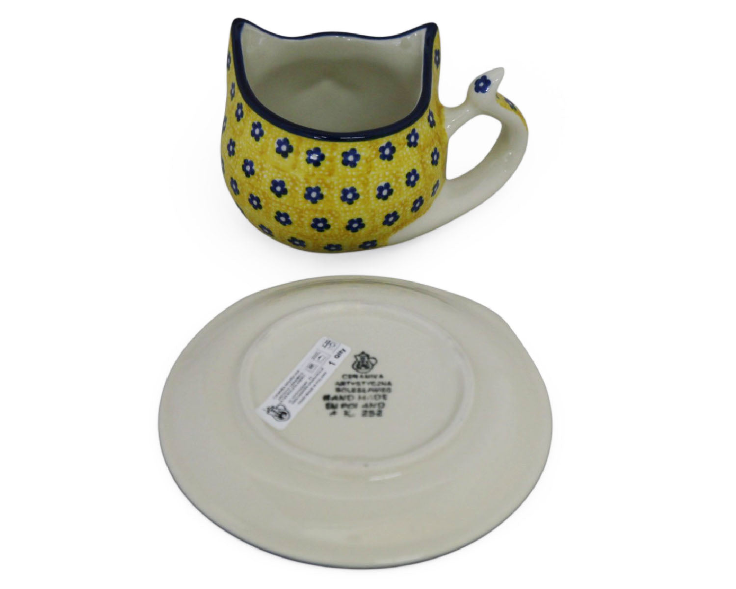 9 oz Cat Mug & Saucer