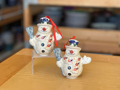 CLEARANCE Snowman Ornament Figure