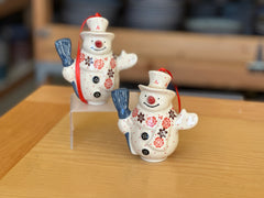 CLEARANCE Snowman Ornament Figure