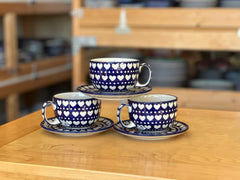 CLEARANCE 13 oz Cup & Saucer Set
