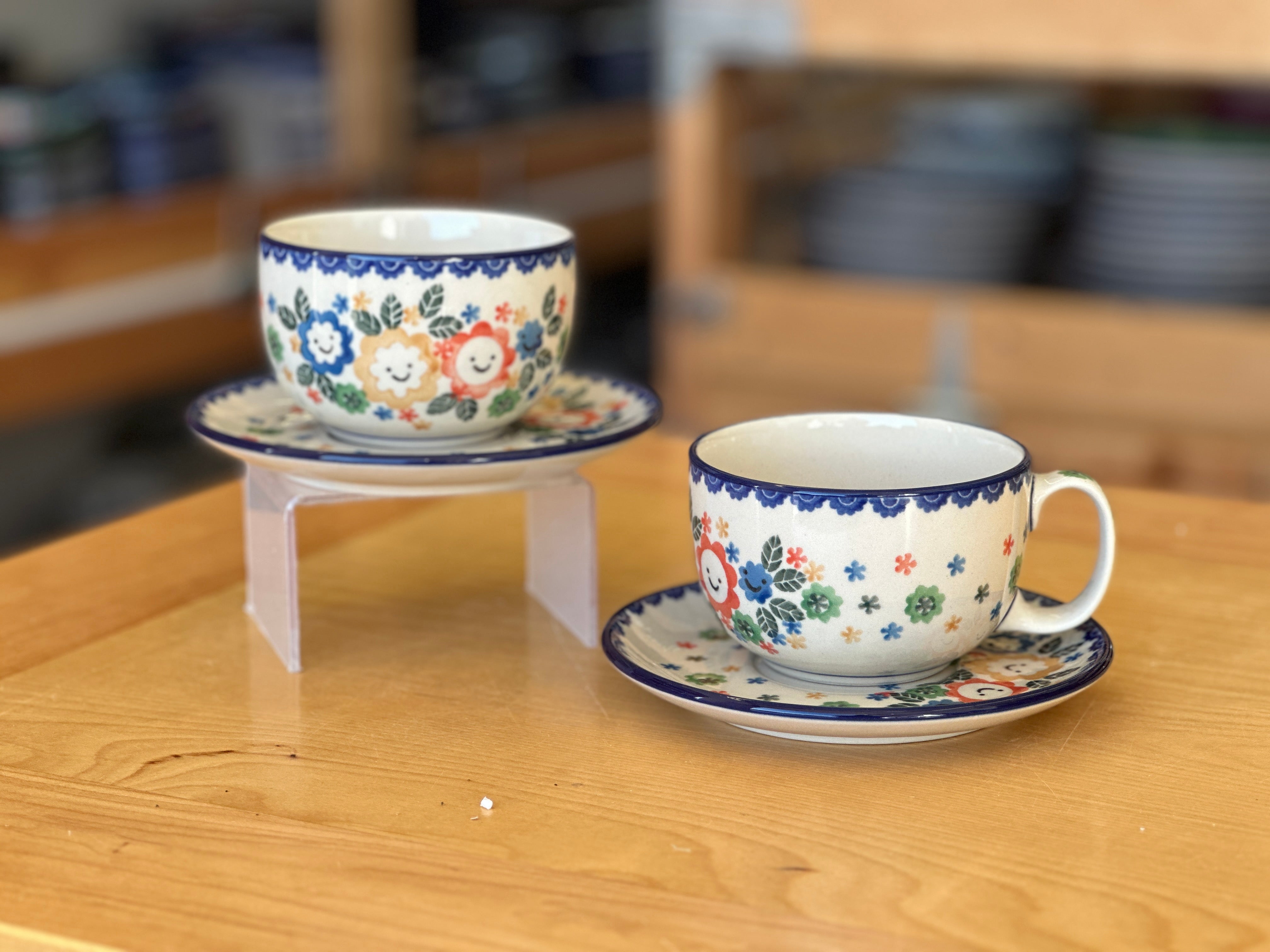 CLEARANCE 13 oz Cup & Saucer Set