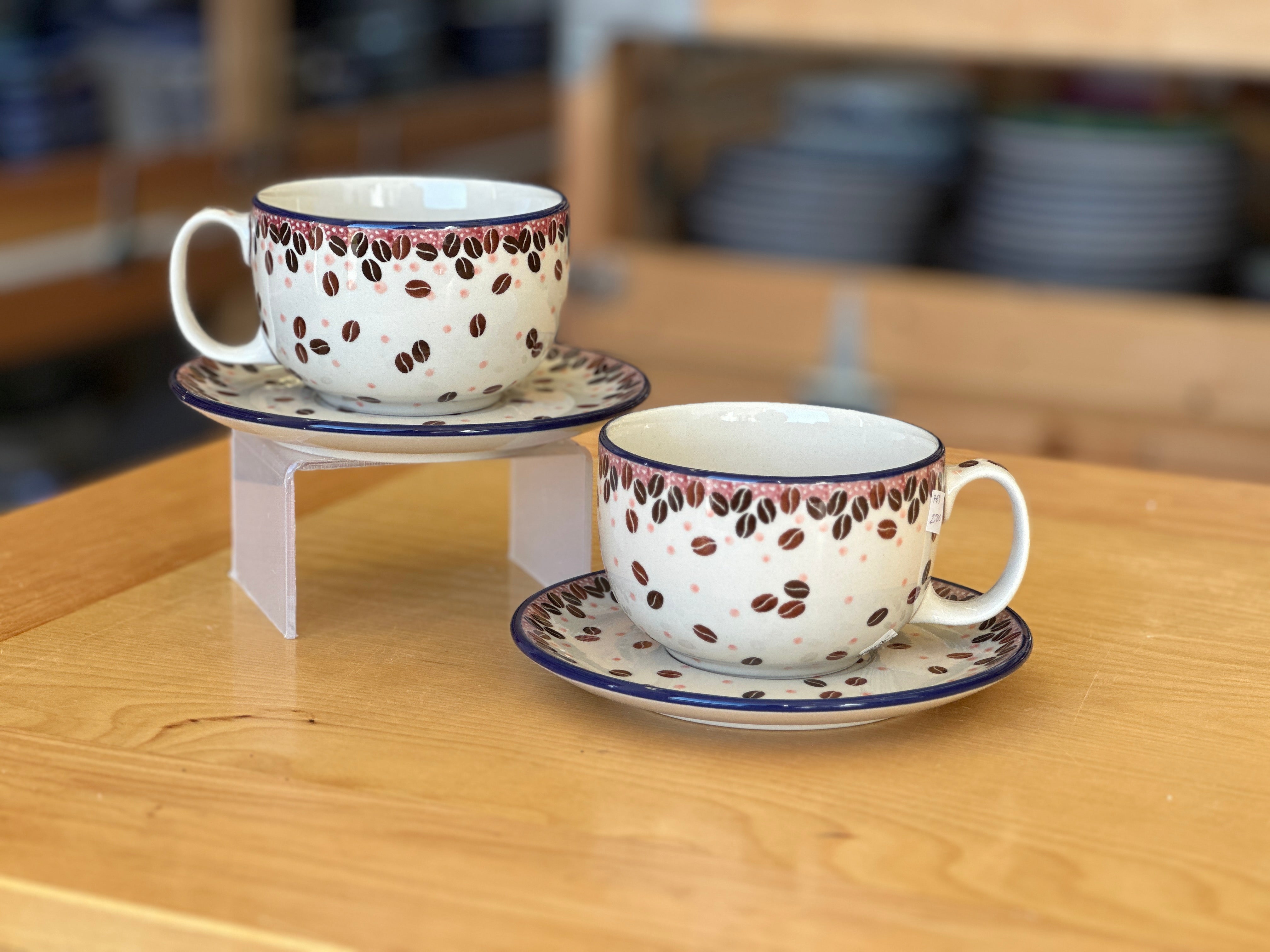 CLEARANCE 13 oz Cup & Saucer Set