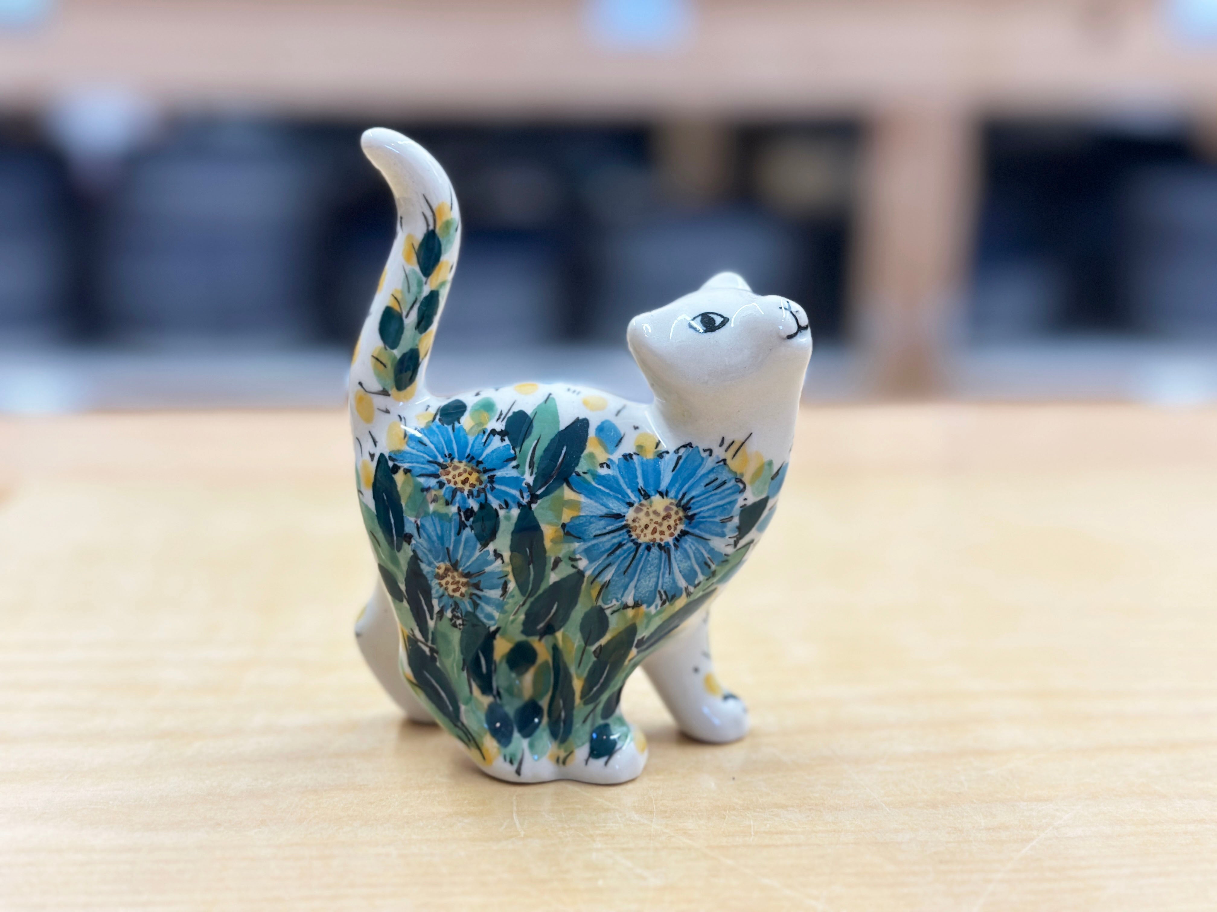 CLEARANCE Unikat Cat Ring Holder Figure