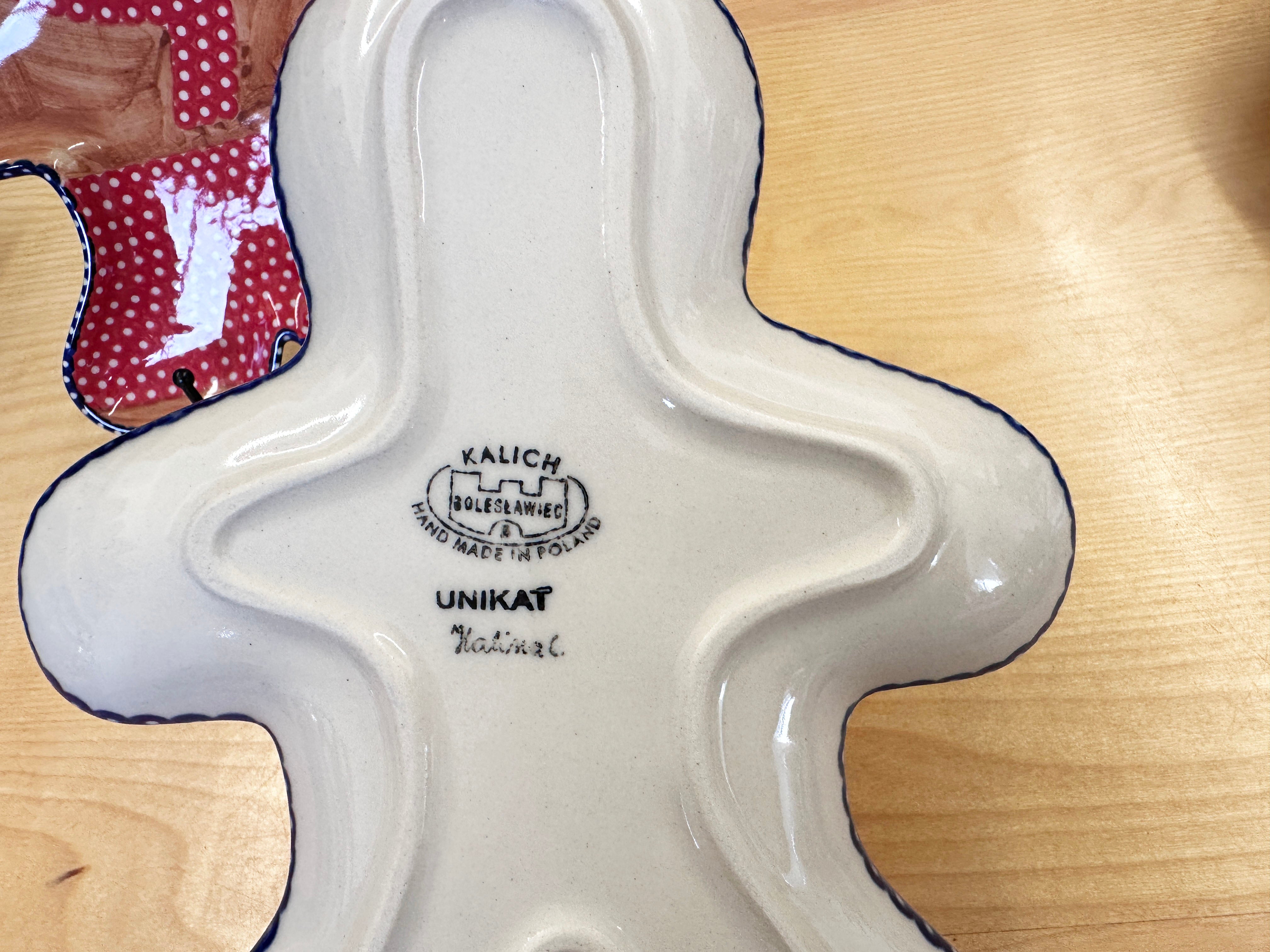 CLEARANCE 9.5" Unikat Gingerbread Plate