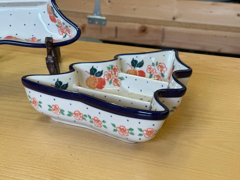 CLEARANCE Divided Tree Shaped Dish