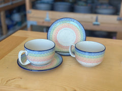 CLEARANCE 13 oz Cup & Saucer Set