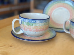 CLEARANCE 13 oz Cup & Saucer Set