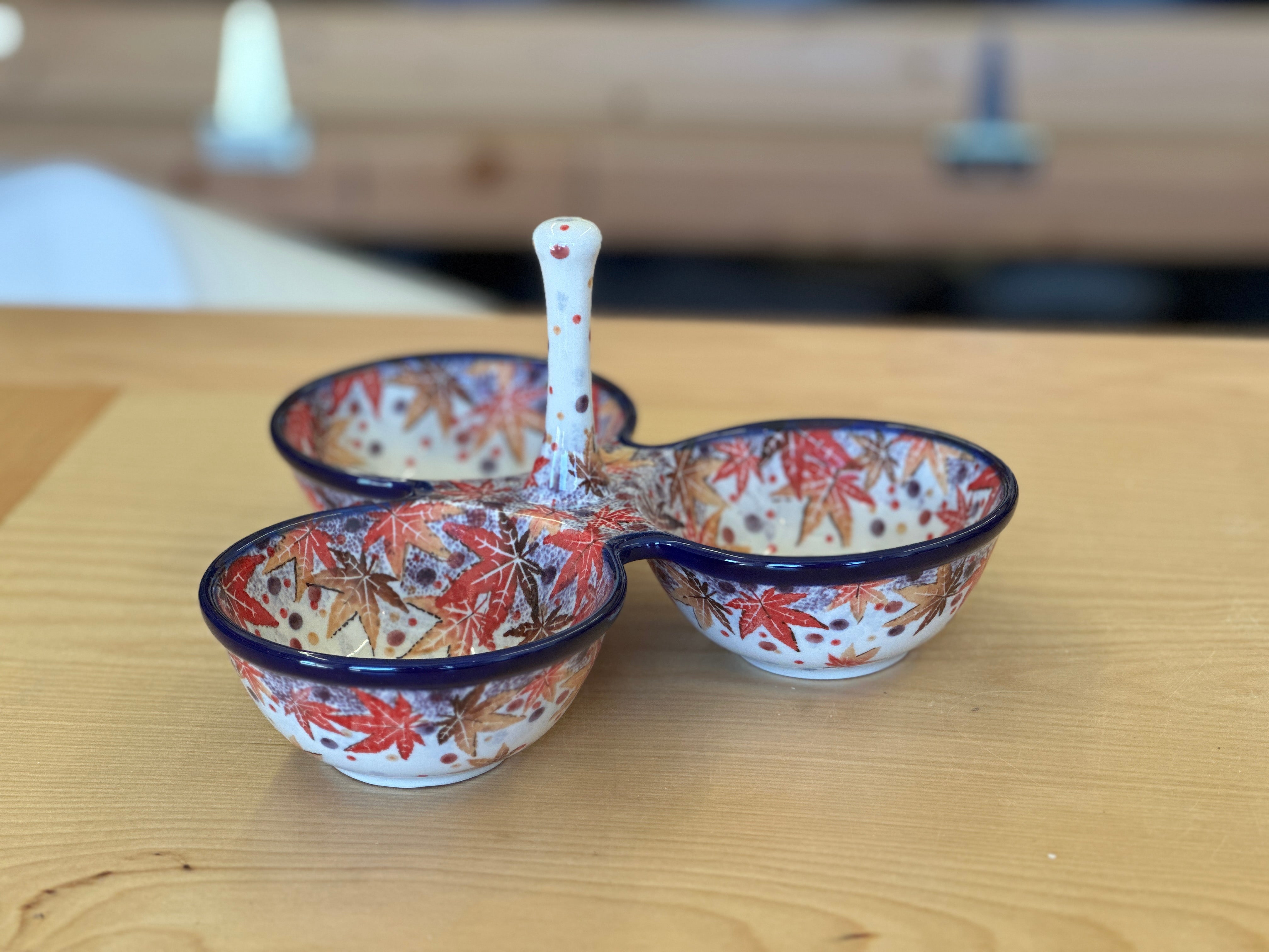 CLEARANCE Unikat Triple Handled Bowl Server