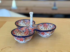 CLEARANCE Unikat Triple Handled Bowl Server