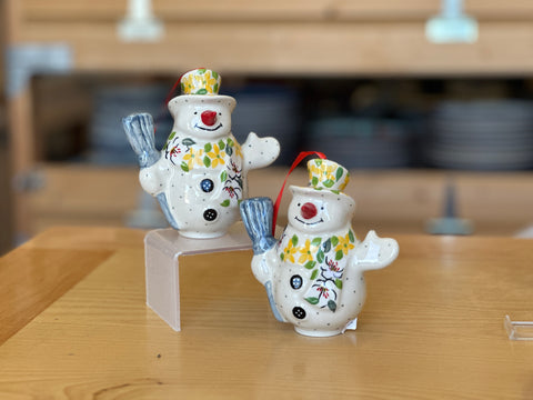 CLEARANCE Unikat Snowman Figure