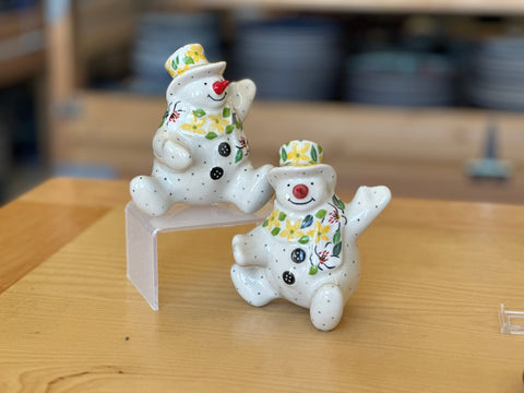 CLEARANCE Unikat Snowman Figure