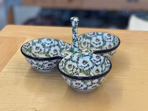 CLEARANCE Unikat Triple Bowl Server