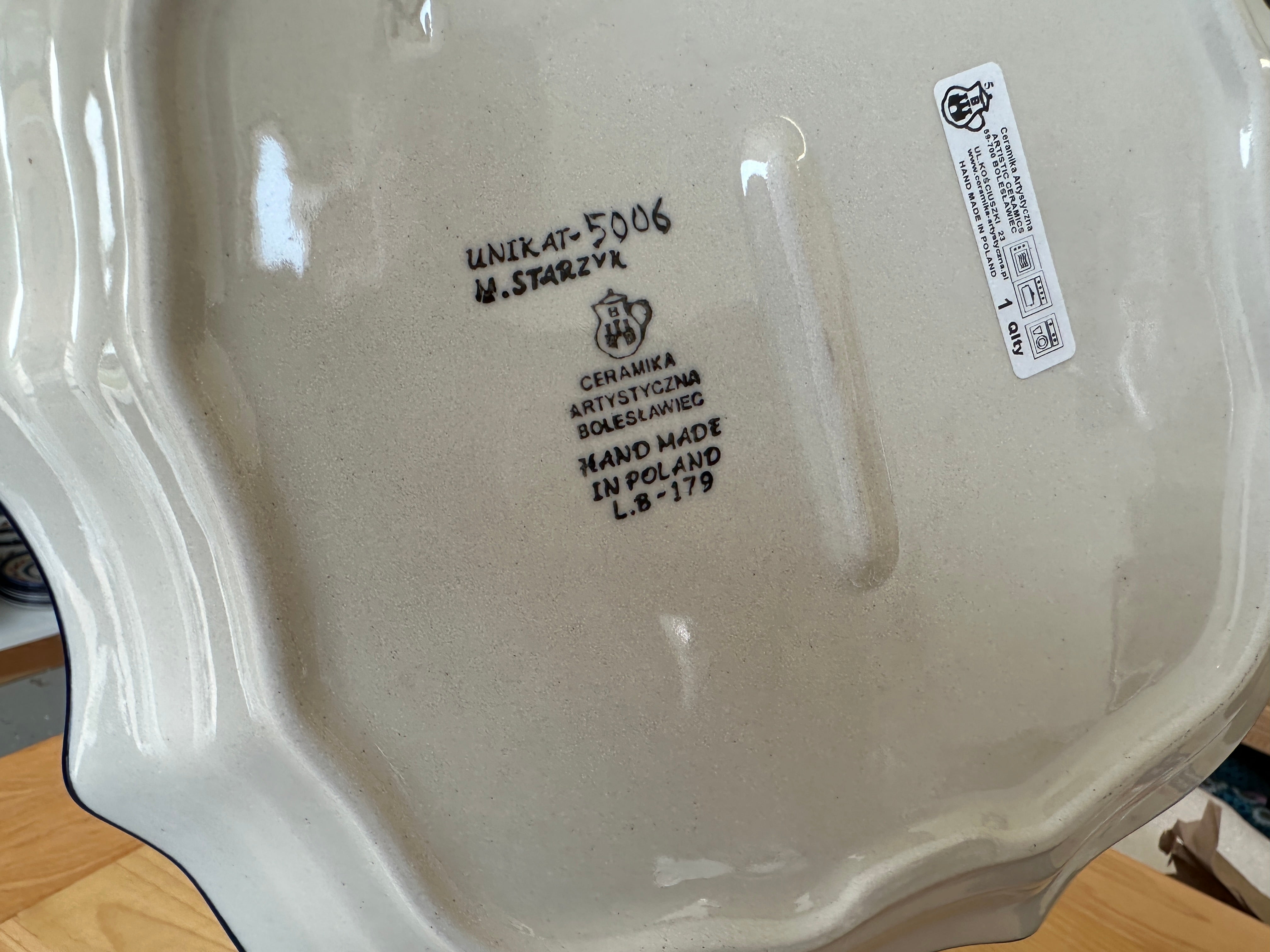 CLEARANCE Unikat Fancy Edge Plate