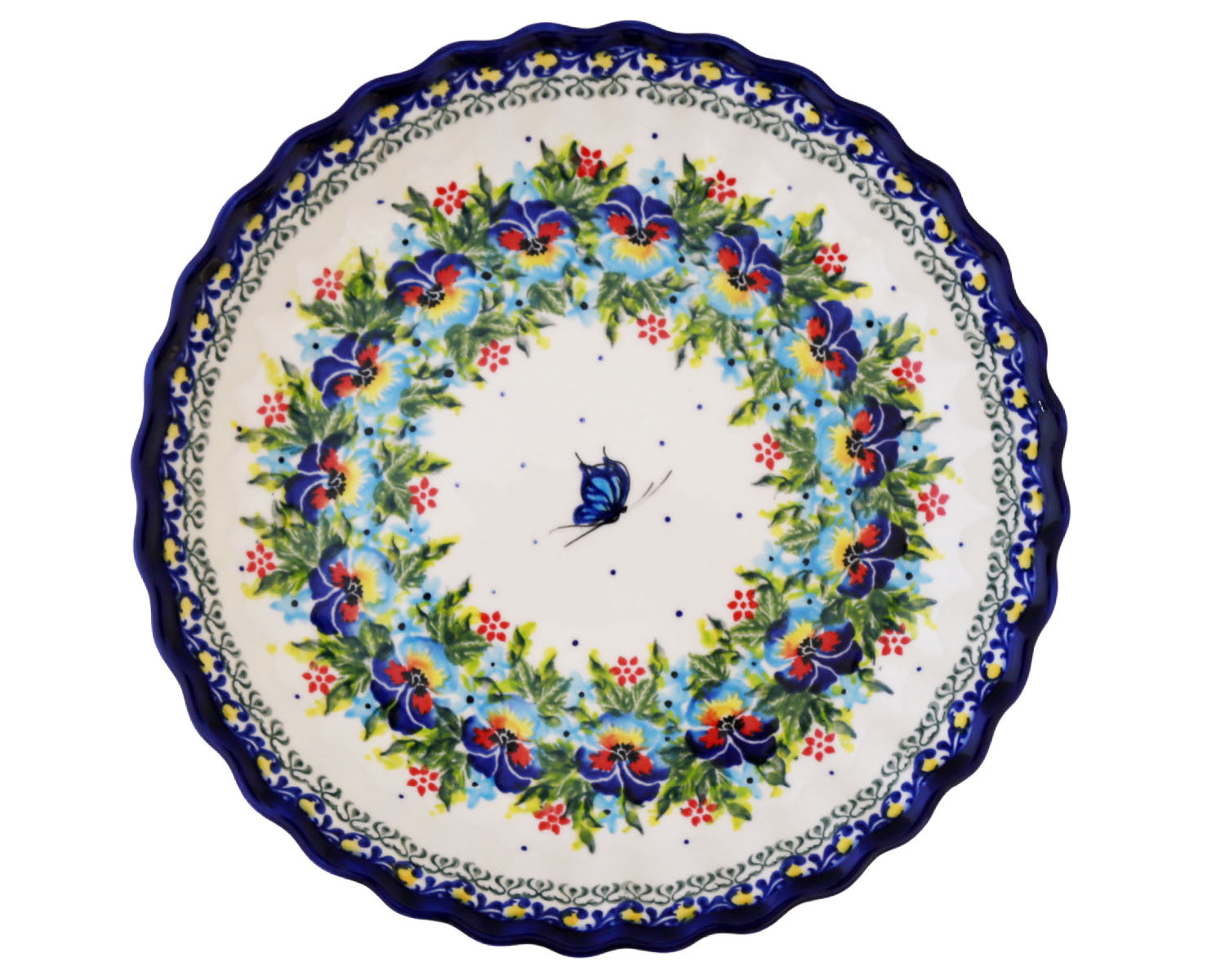 Unikat Ruffled Pie Dish