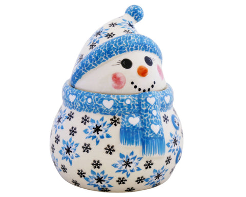 Large Unikat Snowman Canister