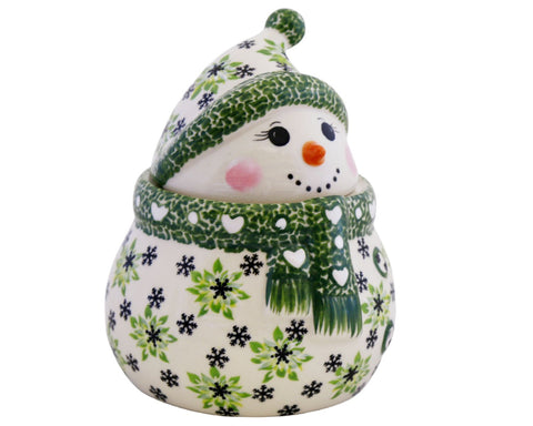 Large Unikat Snowman Canister