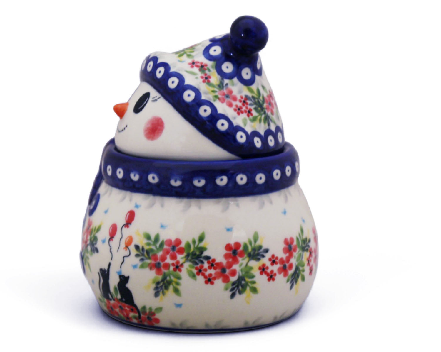Large Unikat Snowman Canister