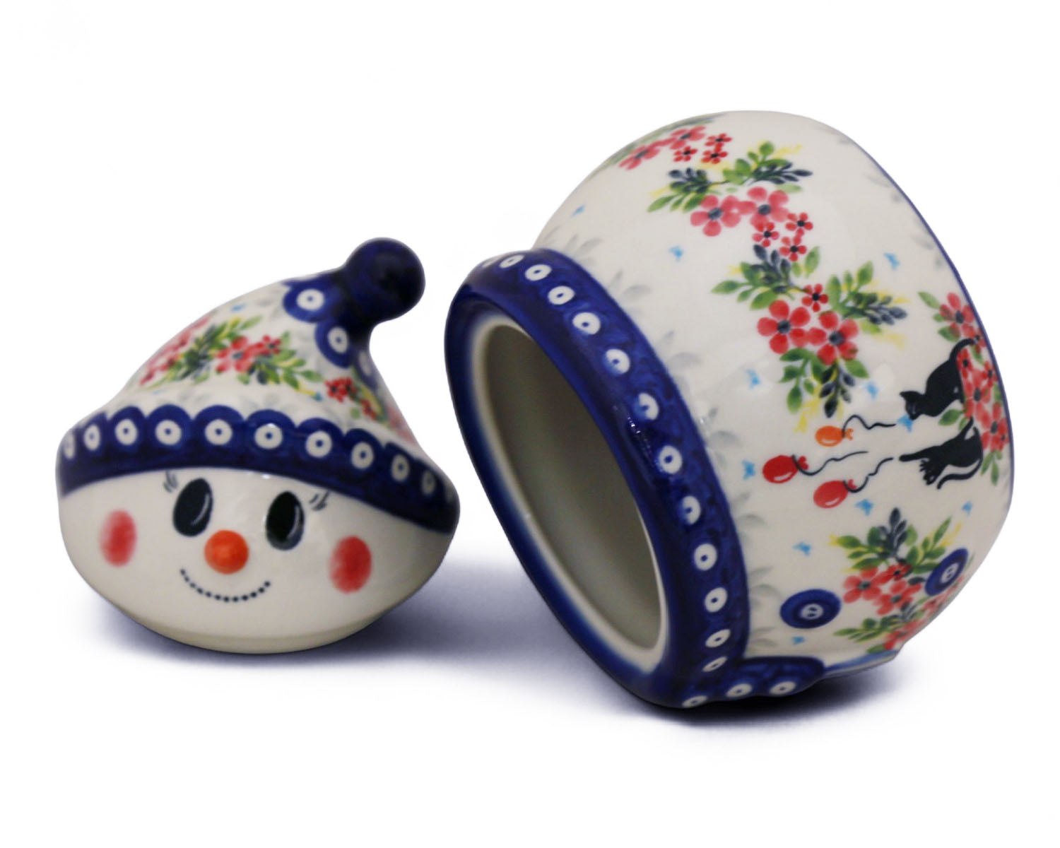 Large Unikat Snowman Canister