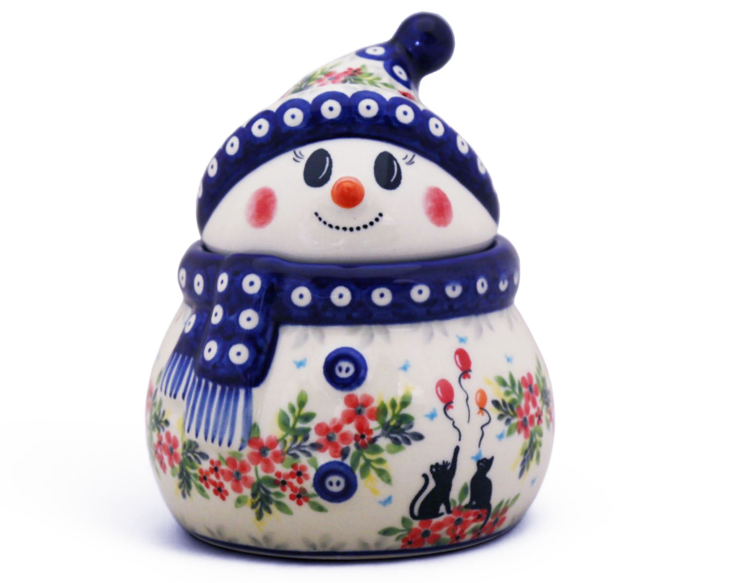 Large Unikat Snowman Canister
