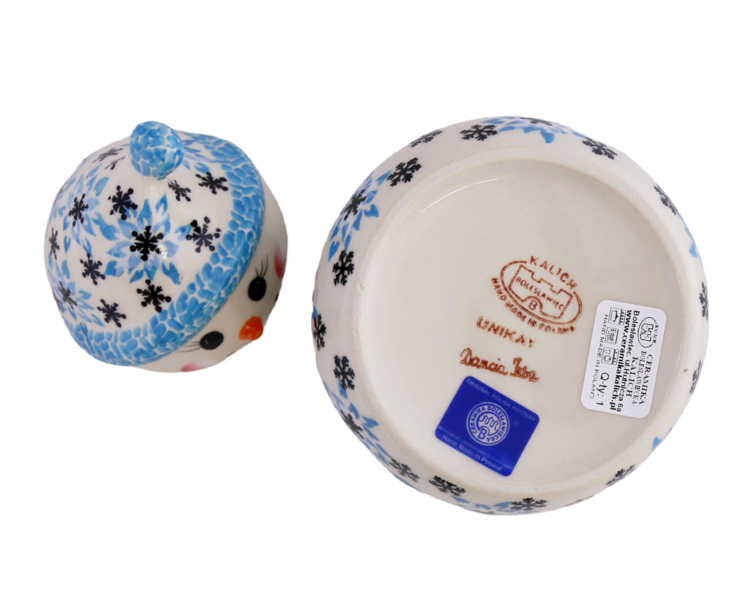 Medium Unikat Snowman Canister
