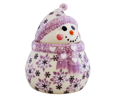 Medium Unikat Snowman Canister