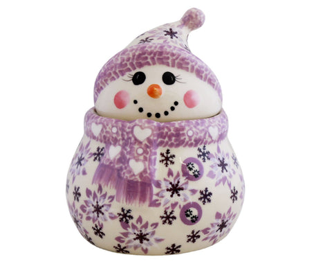 Medium Unikat Snowman Canister