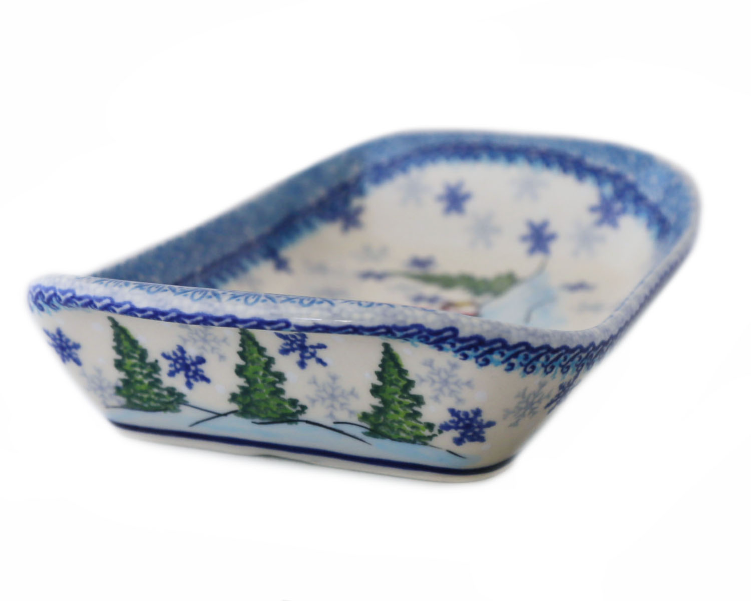 8.5" Unikat Handled Dish