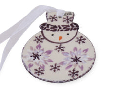 Unikat 3.5" Snowman Ornament
