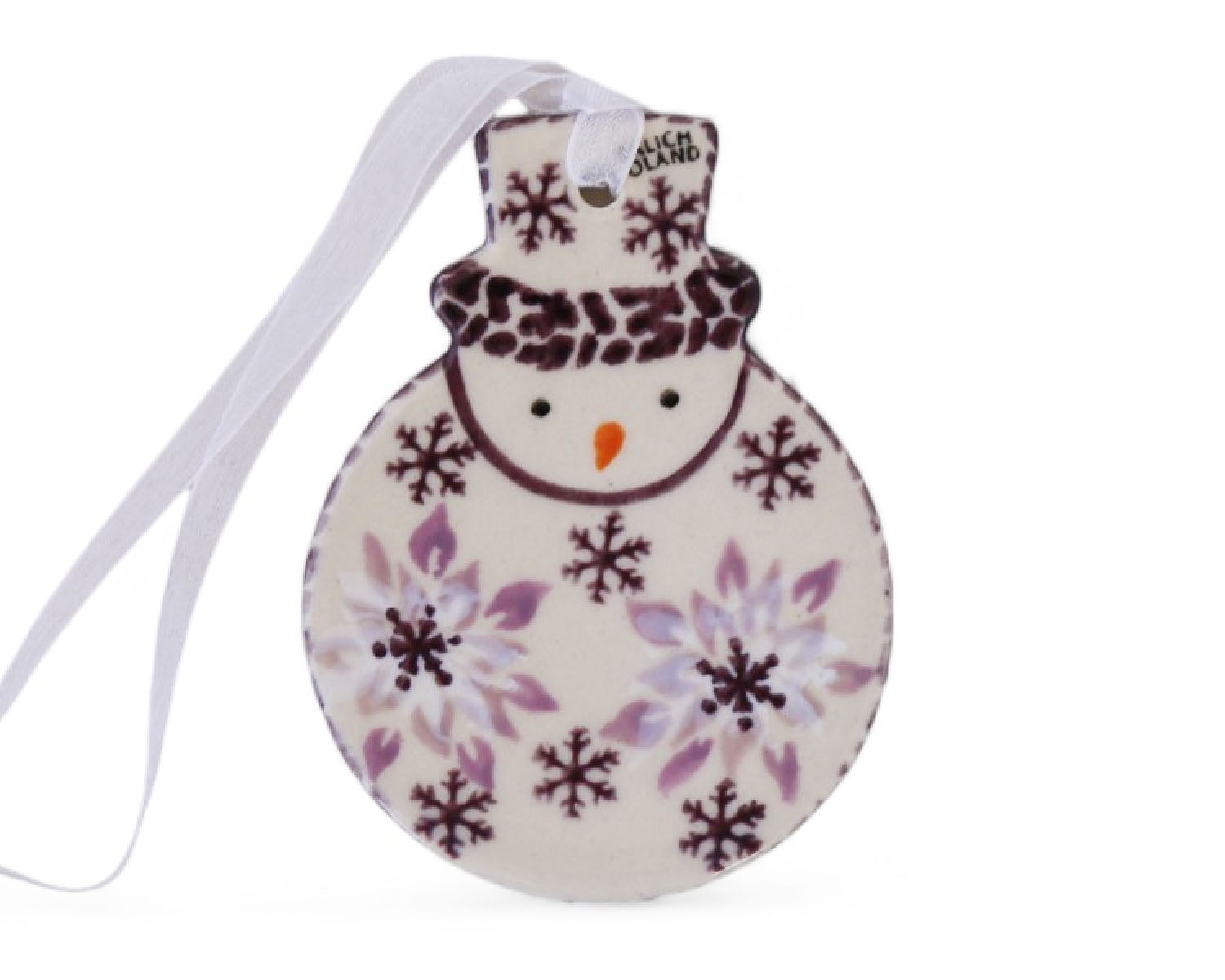 Unikat 3.5" Snowman Ornament