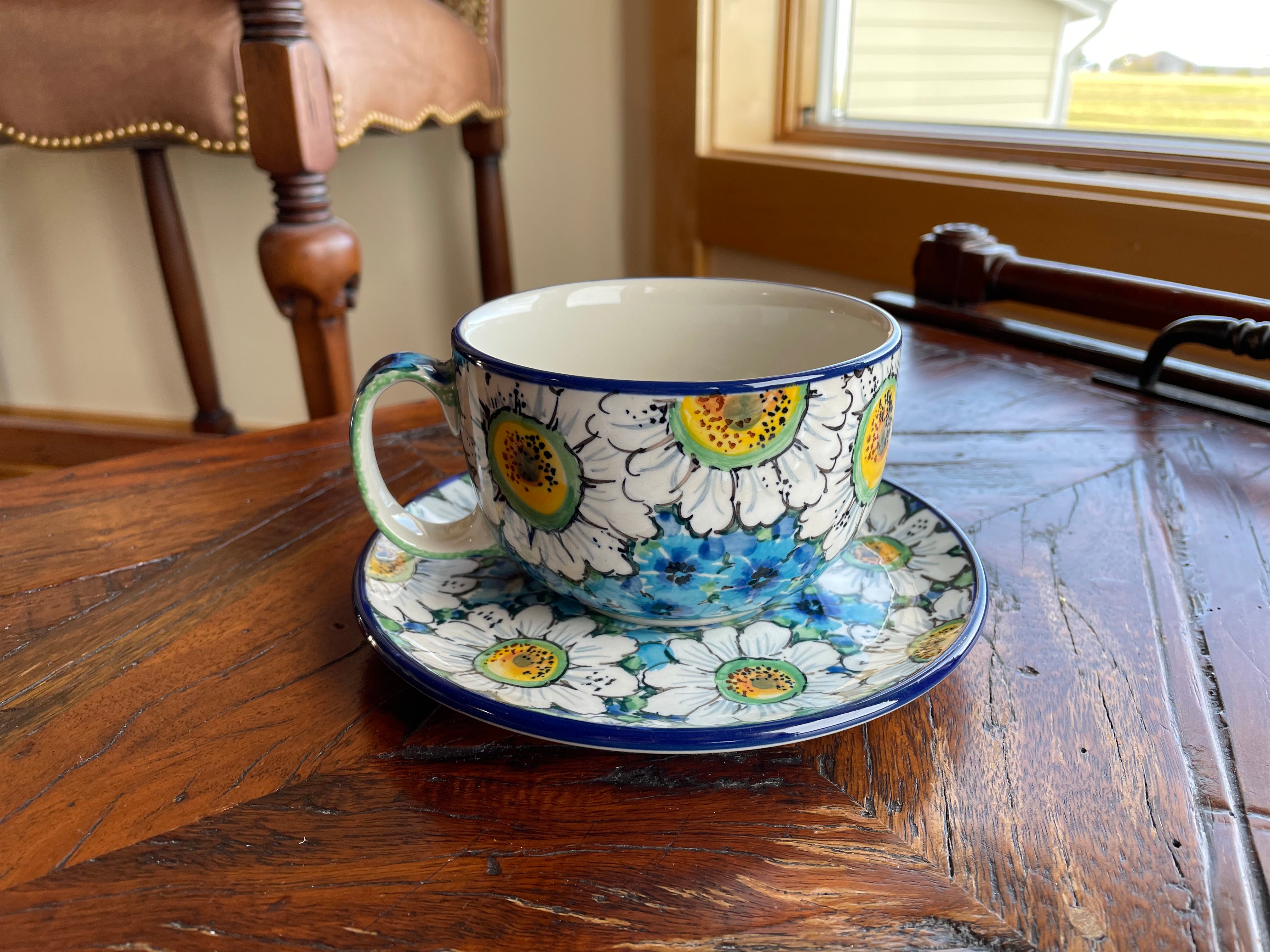 Unikat 13oz Latte Cup and Saucer Set