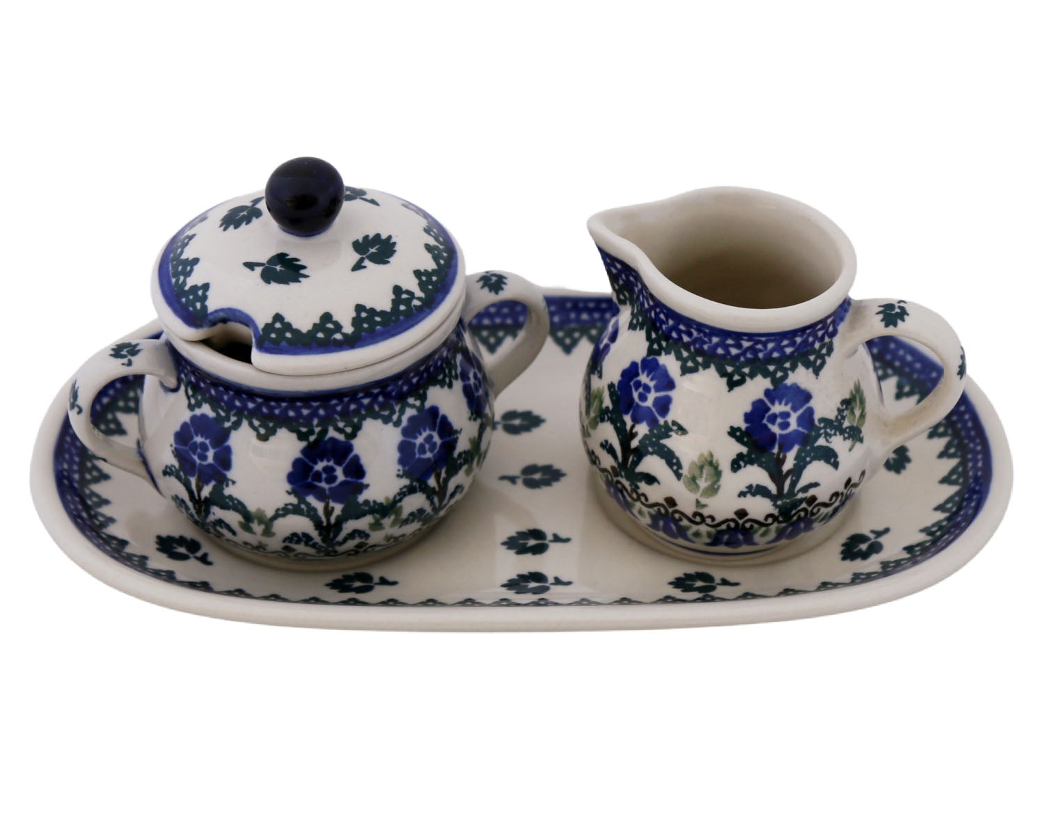Cream and Sugar with Tray Set
