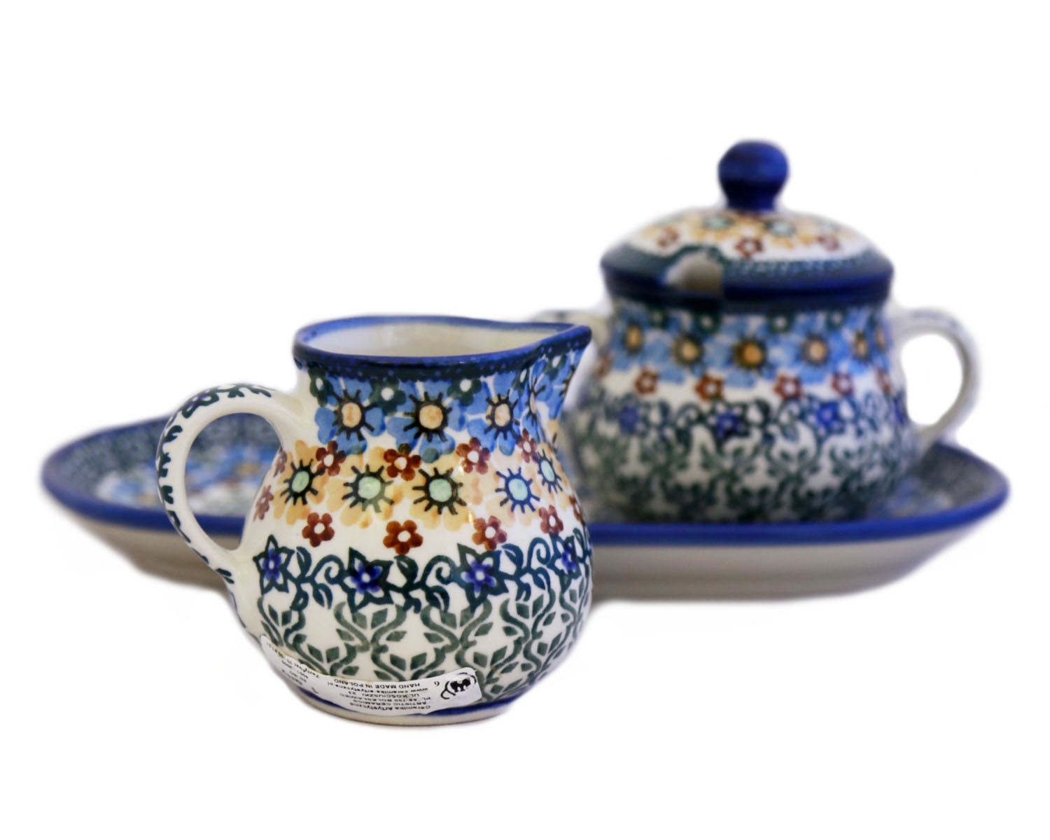 Unikat Cream and Sugar with Tray Set